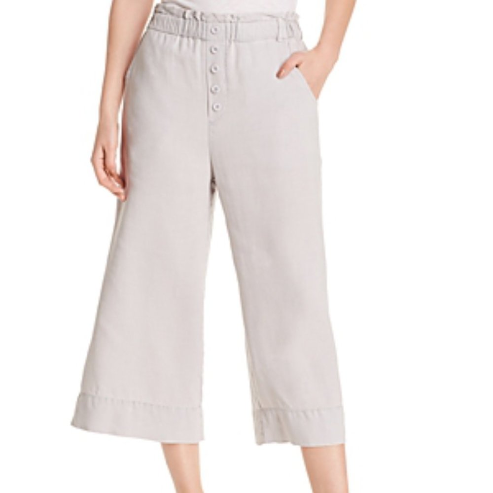 New Bella Dahl Cropped Wide leg pants in grey dawn